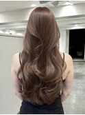 チョコレートカラー/透明感カラー/大人美人