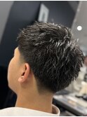 MEN’S HAIR/テーパーフェード/スパイキーショート　ST