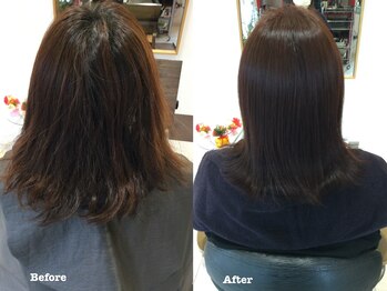 キュアーズの写真/約1ヶ月続く「うる艶」を自宅でも。プロ厳選のご提案で細毛、パサつきを解決！