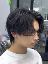 フィフス 渋谷(fifth)&nbsp;渋谷/シャドウパーマ/無造作パーマ/センターパート