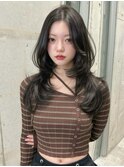 松尾菫菜/レイヤーカット/ハッシュカット/韓国ヘア