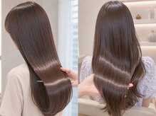 アイロンやカラーの蓄積ダメージを解放。内側から満たされる、贅沢な指通りへ。