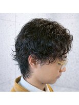 ユラ 中野(Yula)&nbsp;リバースセンターパート/ニュアンスパーマ/ダウンバング[中野]