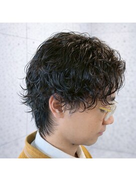ユラ 中野(Yula) リバースセンターパート/ニュアンスパーマ/ダウンバング[中野]