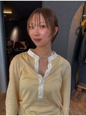 ヘルシーな丸みショート
