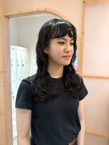 メルト 西梅田店(melt) ラフバングウェーブパーマ