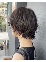 ナループロア ルームー(Nalu pu loa ROOMOO)&nbsp;ショート襟足長めのパーマ