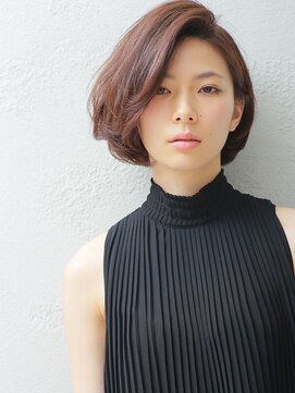 ルームス(ROOMS) 【ROOMS】洗練された耳かけルーズボブ