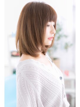 ミック ヘアアンドビューティー 大山店(miq  Hair&Beauty) 重軽カワイイ♪ワンカールストレートb