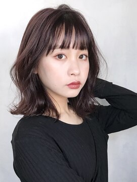 アイティー バイ アルバム 中野店(IT by ALBUM) 外ハネボブ_耳かけウェーブパーマフォギーベージュ_47034