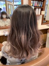 テトラ ヘアー(TETRA hair) バレイヤージュエモピンク