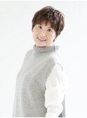 【えがお美容室】50代に人気☆柔らかラウンドショート