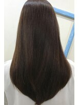 アース 上本町店(HAIR&MAKE EARTH) 10代20代★スタイリング簡単◎ナチュラルストレート×暗髪