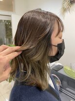 ベルバイグレイス(BELLE by grace)&nbsp;イヤリングカラーオリーブベージュ