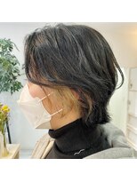 エルフ(elf)&nbsp;ショートボブ×イヤリングカラー