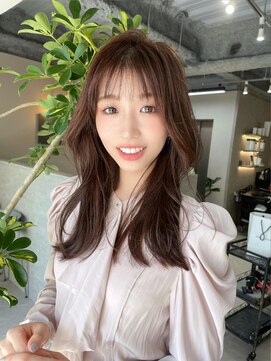 フラッグ ヘアー 天神西通り店(Flag HAIR) レイヤー☆イルミナカラーインナーカラーハイライト