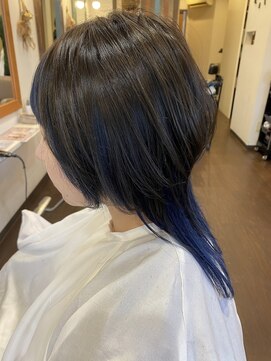 ミュウ(Private hair salon Miu) ウルフ×インナーカラー