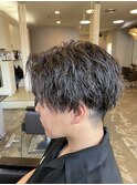 【CHAWA】メンズカットツイストスパイラルパーマ　ツーブロック