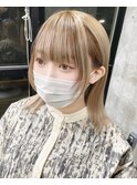 #ハイトーン#フェイスフレーミング#ホワイトベージュ#10代#20代