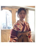 卒業式のヘアセット
