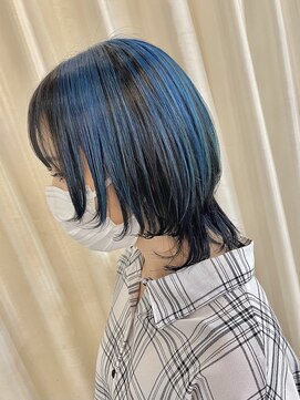 エール(a:le) アンブレラカラーブル-とウルフカット＆ウルフボブ