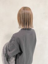 ハルキ ミナト ジャパン オオサカ(HARUKI MINATO japan OSAKA)&nbsp;ハイライト外ハネボブ 20代30代40代ヘア 小顔 大阪ボブ 梅田