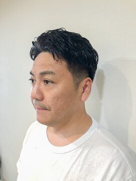 コマド(Comado) セミツーブロック×メンズパーマ