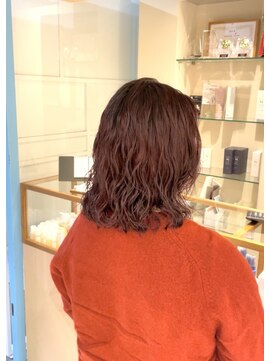 シアン 栄店(CYAN.) ブリーチ毛にカットカラーパー!