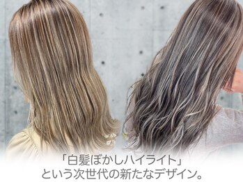 AIZU 本厚木店 白髪ぼかし ハイライト バレイヤージュ 髪質改善