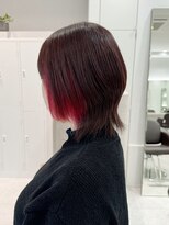 シュク 高円寺(SYUK)&nbsp;インナーカラー/チェリーレッド/ウルフレイヤー【高円寺 中野】