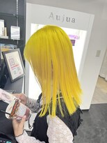 ノア(NOA)&nbsp;原色カラー/イエロー/ミディアムボブ/ビビットカラー