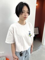 アム(am)&nbsp;ショートボブ、ゆるパーマ