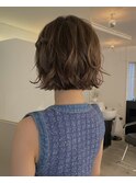 動きのあるボブ