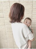 ママさんにおすすめ☆外ハネレイヤー　自由が丘　インナーカラー