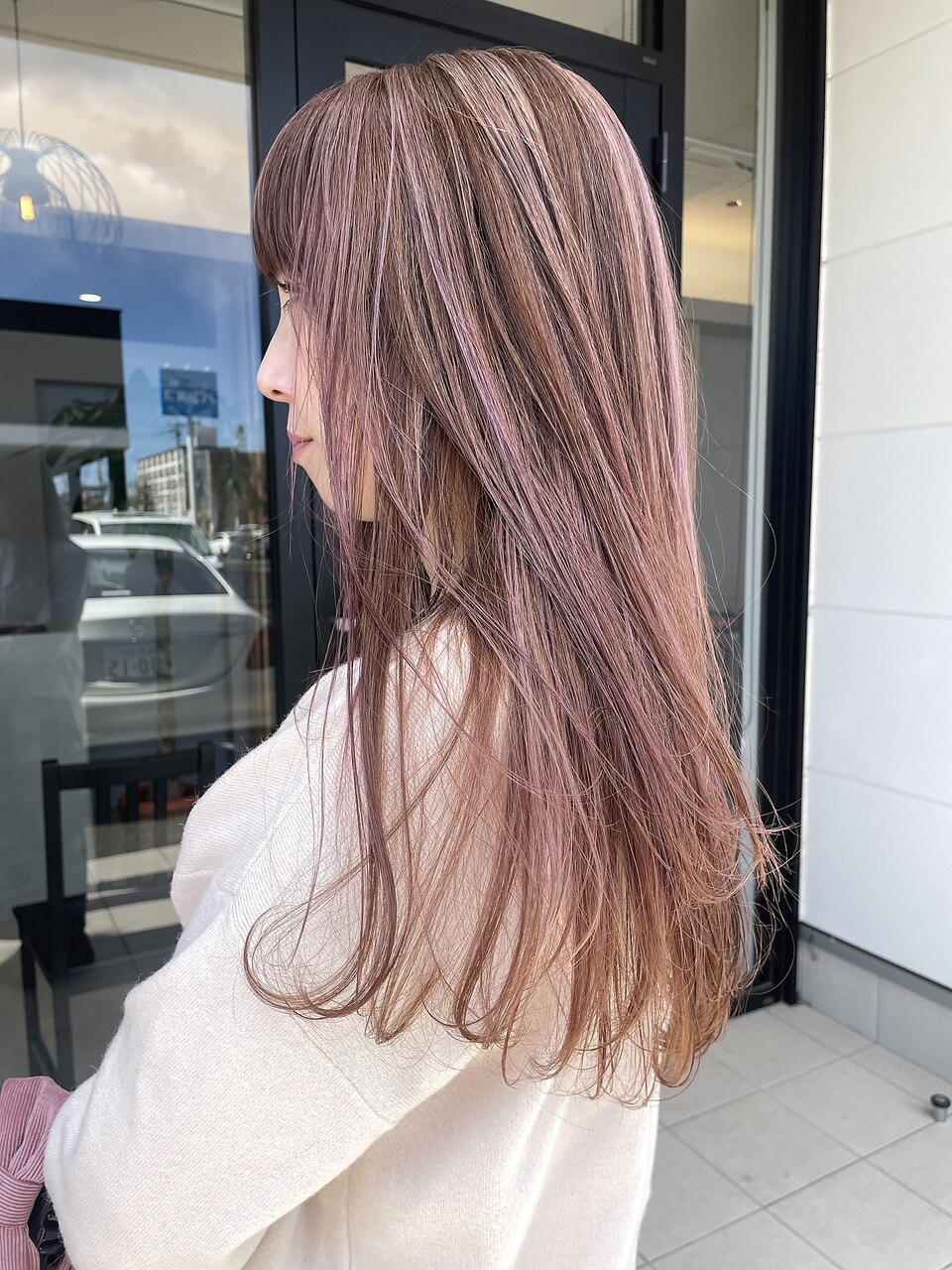 2025年夏】ハイライト ピンクの髪型・ヘアアレンジ｜人気順｜9