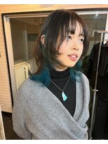 ジェスター(JESTER)&nbsp;〈atsuno〉ウルフレイヤーとグリーンカラー【カラー/ブリーチ】