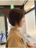 丸みショートボブ