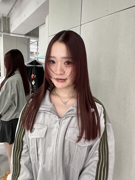 ジェム(GEM) 【hinana】暗めワインレッド