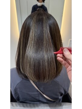 フルー 都立大学店(Fleu r) 白髪ぼかし髪質改善カラー