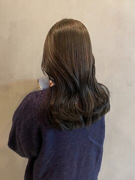 リアン(Lien) ブリーチなしダブルカラー/透明感/くすみブラウン