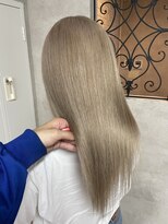 ルノン シェリー(LUNON cheliy)&nbsp;ハイライトカラーくびれヘアアプリコットオレンジ