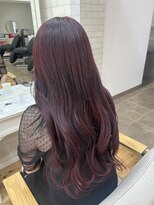 ラナンバイシダ(ranan by sida)&nbsp;チェリーレッド10代20代ロングヘア艶髪アディクシーカラー