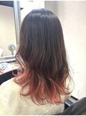 【Brella hair design】グラデーションカラー×ピンク