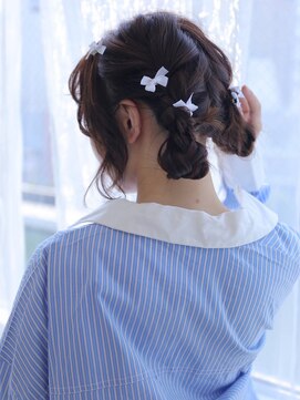 アリスバイブランニューリブ 難波店(ALICE by Brandnew×LIV) 大阪難波ヘアアレンジ　イベントヘアに大人気！！お団子ツイン