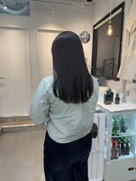 ロカ 表参道(loka)&nbsp;艶カラーショコラブラウン[表参道/ブリーチ/ハイライト]Mai