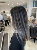 ハイライトバレイヤージュダブルカラーケアブリーチ20代30代40代