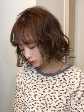 メゾンアクア 表参道(Maison ACQUA) ミディアムパーマデジタルパーマボブパーマ表参道ボブパーマ