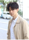 ニュアンスパーマ/波巻きツイストスパイラル[新宿/メンズ/men's]