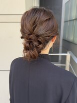 ティエラ 原宿 表参道(Tierra)&nbsp;〈Tierra毛利仁美〉ゆるふわシニヨンヘアアレンジ
