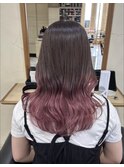 ピンクグラデーション